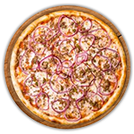 Cheese & Onion Pizza  10'' 