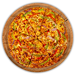 Chicken Tikka & Donner Pizza 