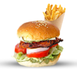 Single Chicken Tikka With Chips 